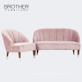 Sofa en bois rose de tissu de meubles de salon avec de haute qualité